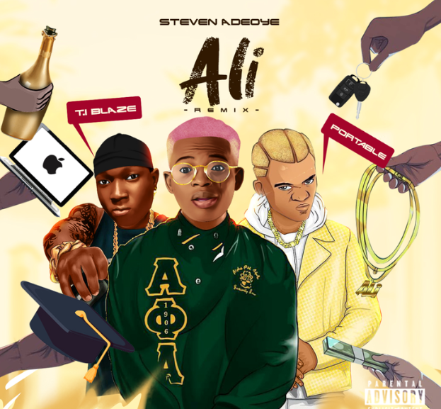 Steven Adeoye – Ali (Remix) Ft T.I Blaze & Portable